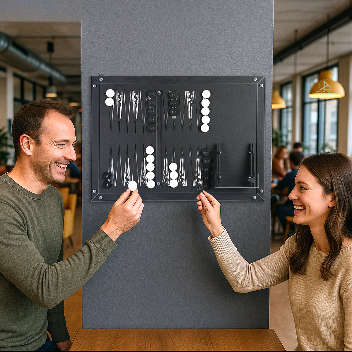 Backgammon Wall Game