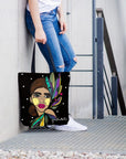 Reusable Shopping Tote with Artistic Flair