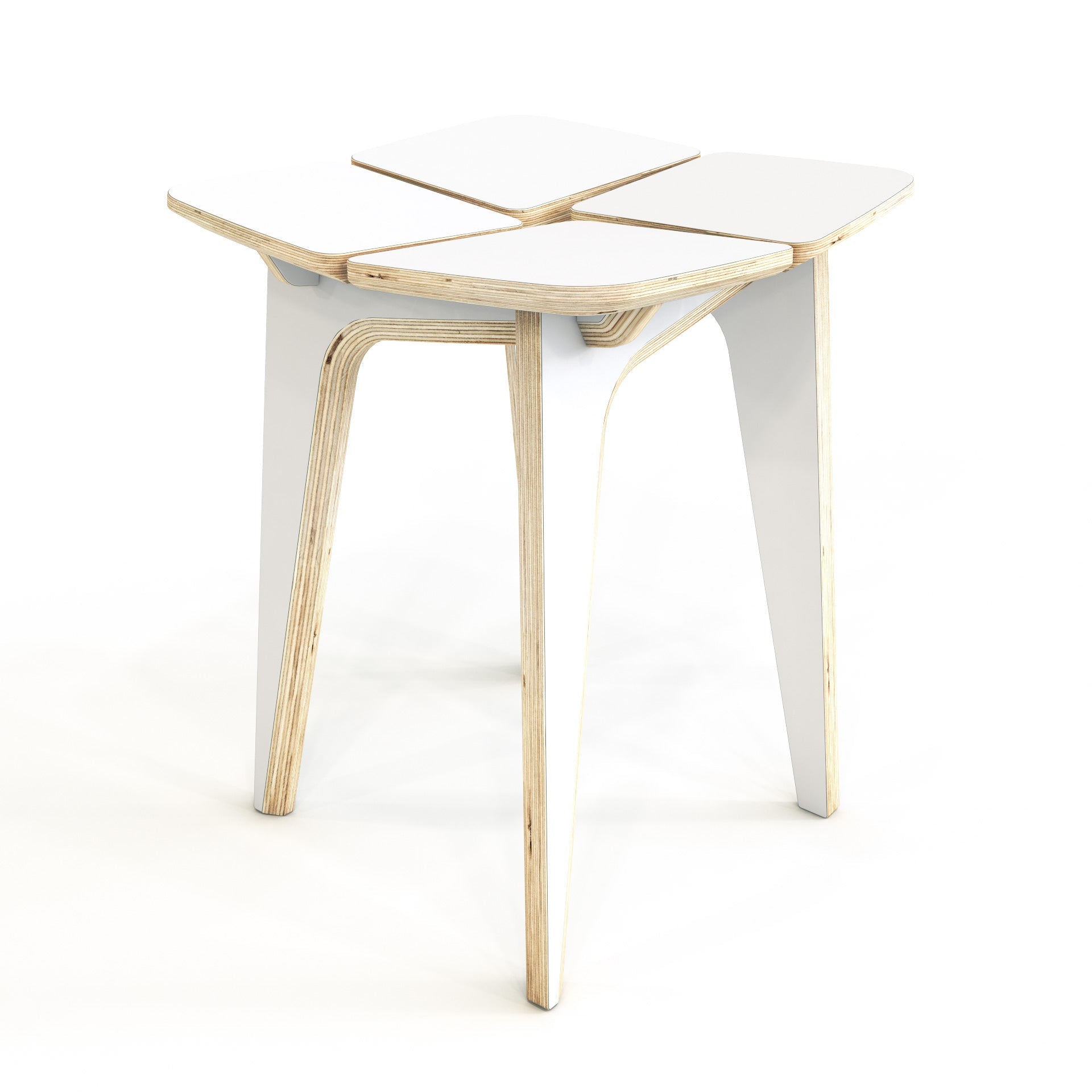 Woodpecker Stool - Sleek &amp; Durable Plywood Furniture with Minimalist Design by Woodpecker at www.brixbailey.com