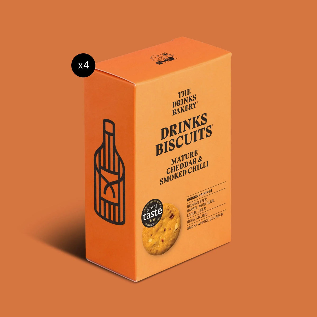 Mature Cheddar &amp; Smoked Chilli Drinks Biscuits