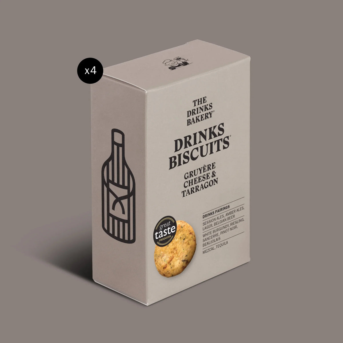Gruyère Cheese &amp; Tarragon Drinks Biscuits
