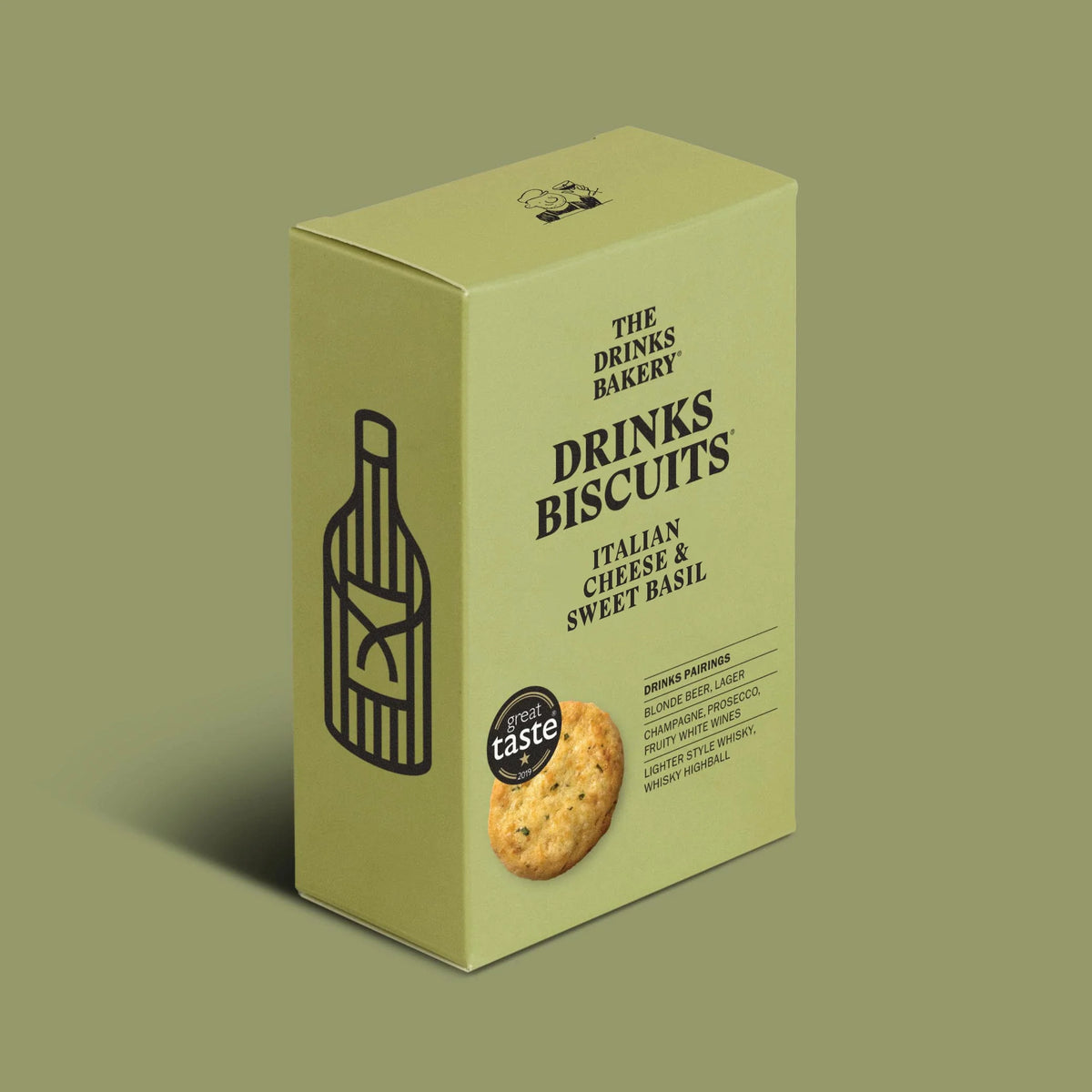 Italian Cheese &amp; Sweet Basil Drinks Biscuits