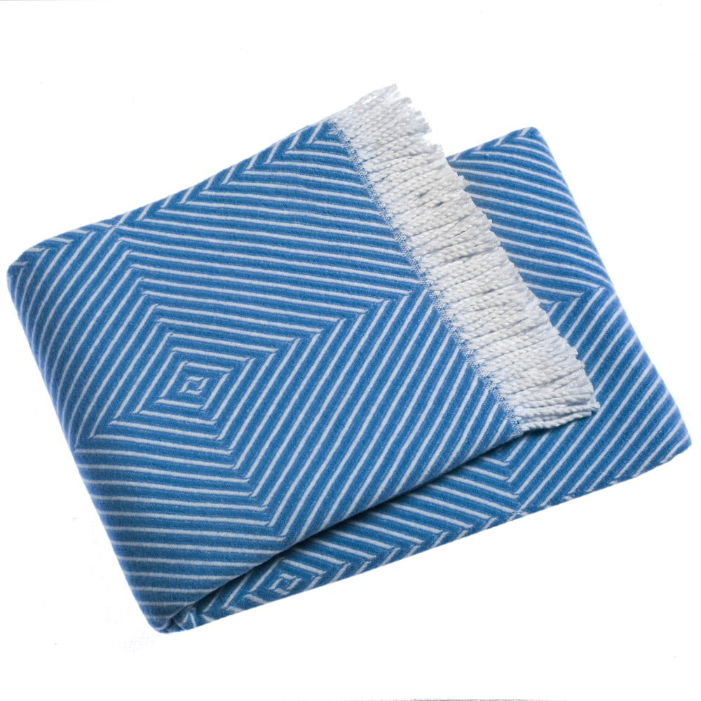 Jeté décoratif Tebas cobalt