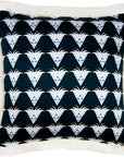 The Nightingale Dark Blue with Fringing