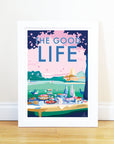 The Good Life Vintage Seaside Print