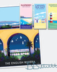 The English Riviera Steam Train Print and Poster