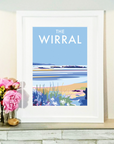 The Wirral Vintage Seaside Print
