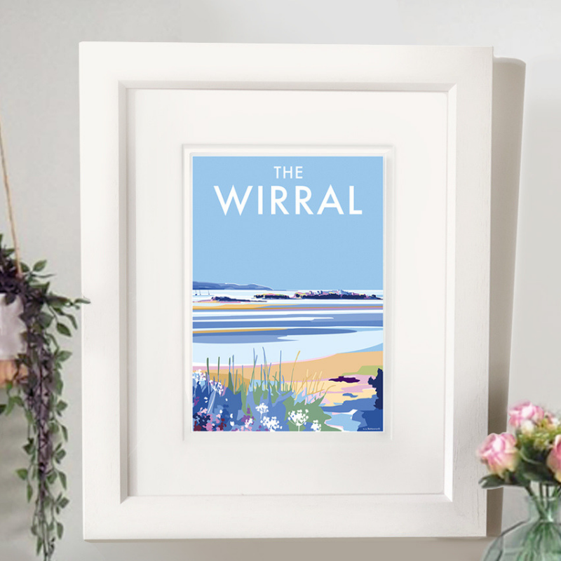 The Wirral Vintage Seaside Print