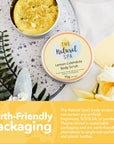 Lemon Calendula Body Scrub | Natural Exfoliating Sugar Scrub for Smooth, Glowing Skin | Vegan, Plastic-Free Skincare | 2 Size Options