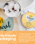 Rose Sugar Scrub | Natural Exfoliating Body Scrub for Smooth, Glowing Skin | Vegan, Plastic-Free Skincare | 2 Size Options