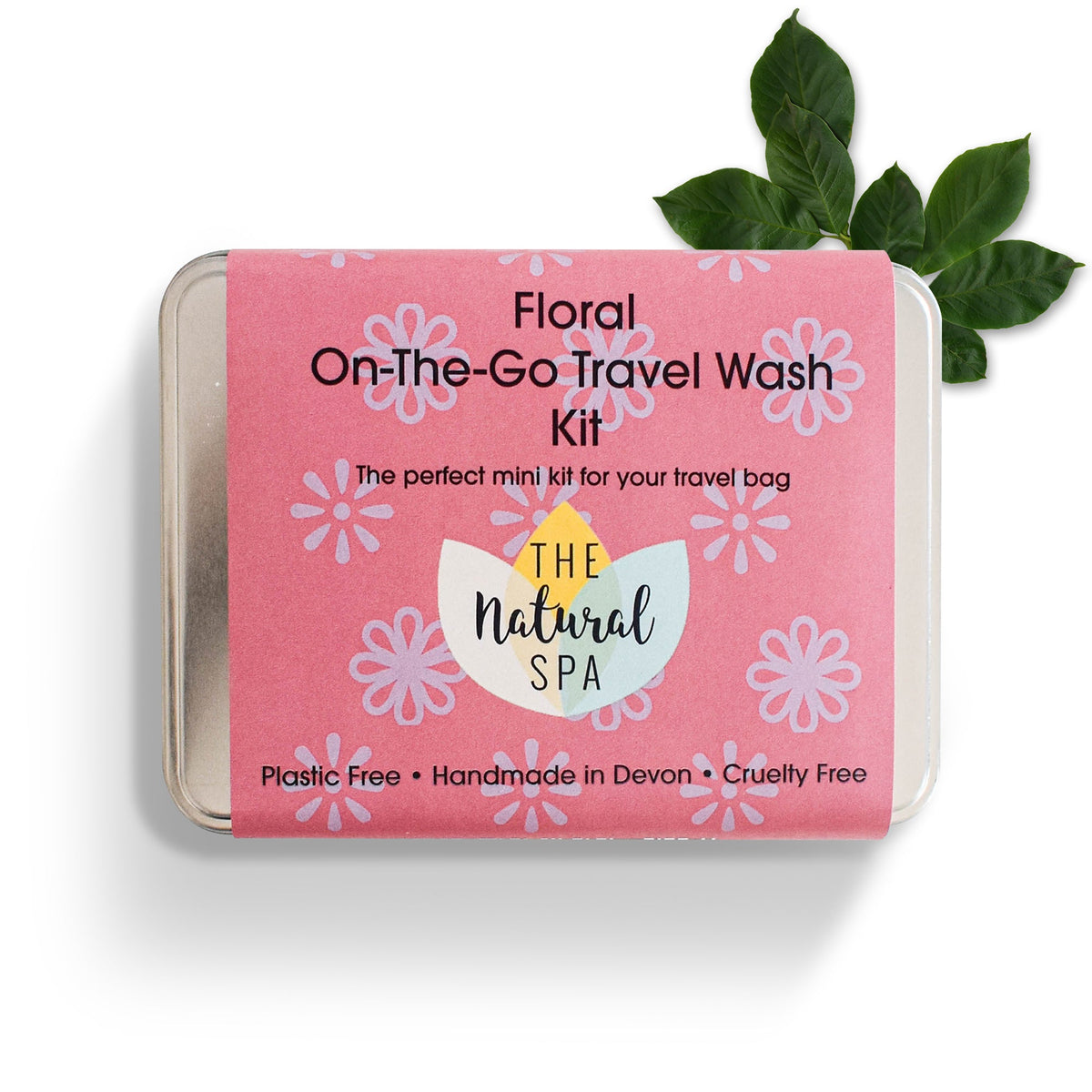 Floral Mini Travel Wash Kit | Natural “On the Go” Shampoo, Conditioner &amp; SoapSet | Vegan, Plastic-Free Hair Care | Perfect Travel Gift