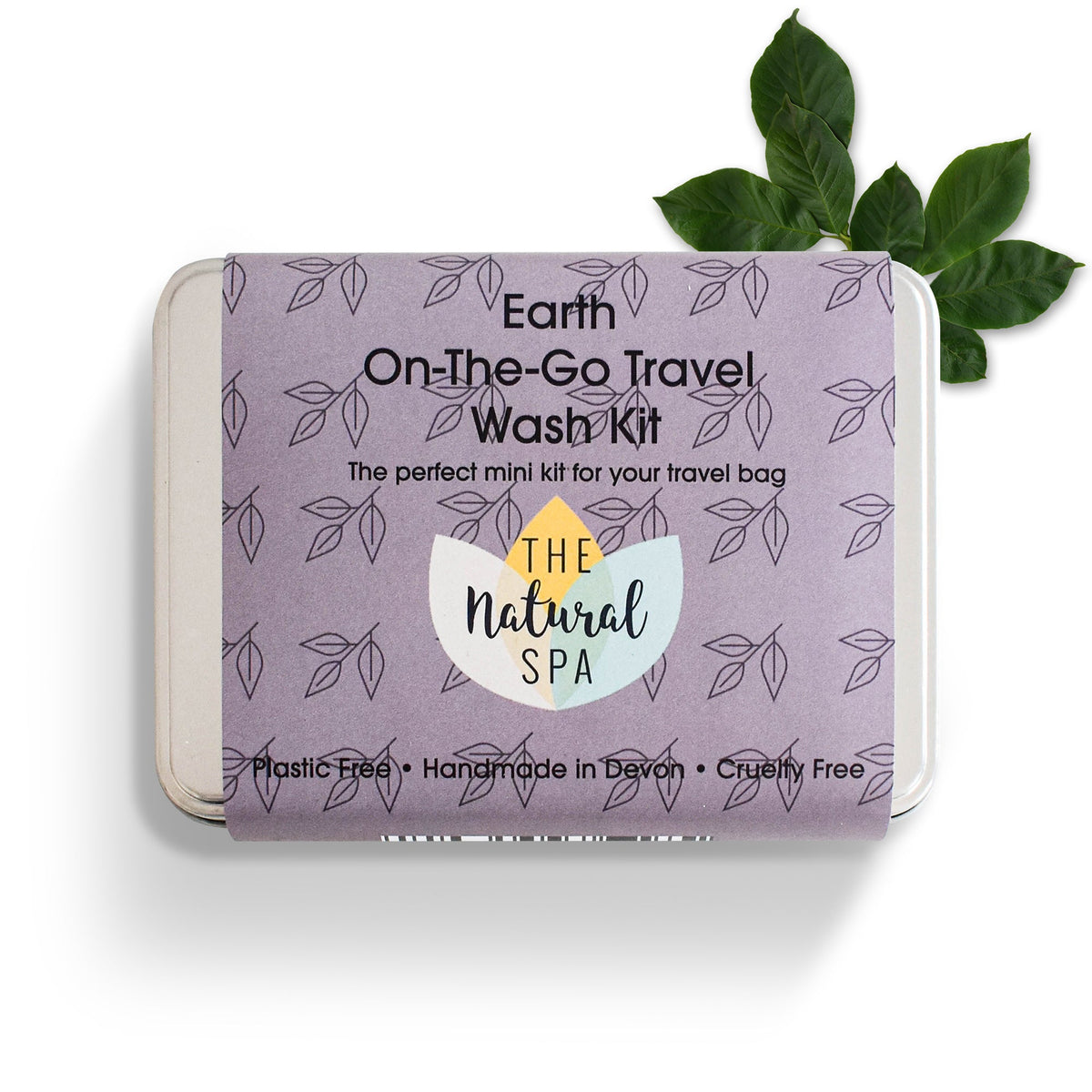 Earth Mini Travel Wash Kit | Natural “On the Go” Shampoo, Conditioner &amp; Soap Set | Vegan, Plastic-Free Hair Care | Perfect Travel Gift