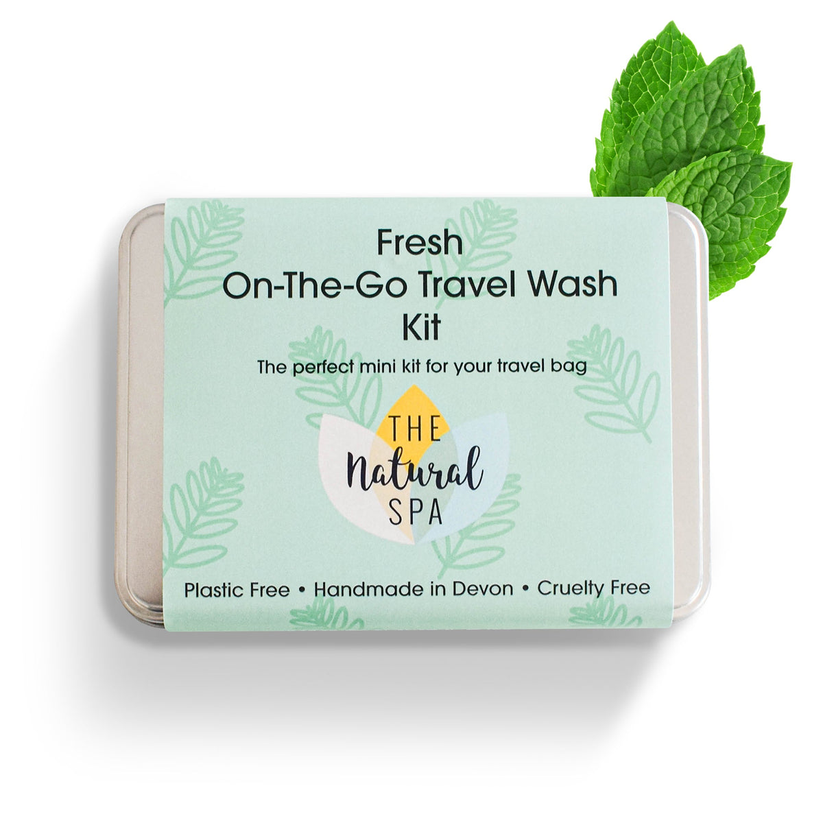 Fresh Mini Travel Wash Kit | Natural “On the Go” Shampoo, Conditioner &amp; Soap Set | Vegan, Plastic-Free Hair Care | Perfect Travel Gift