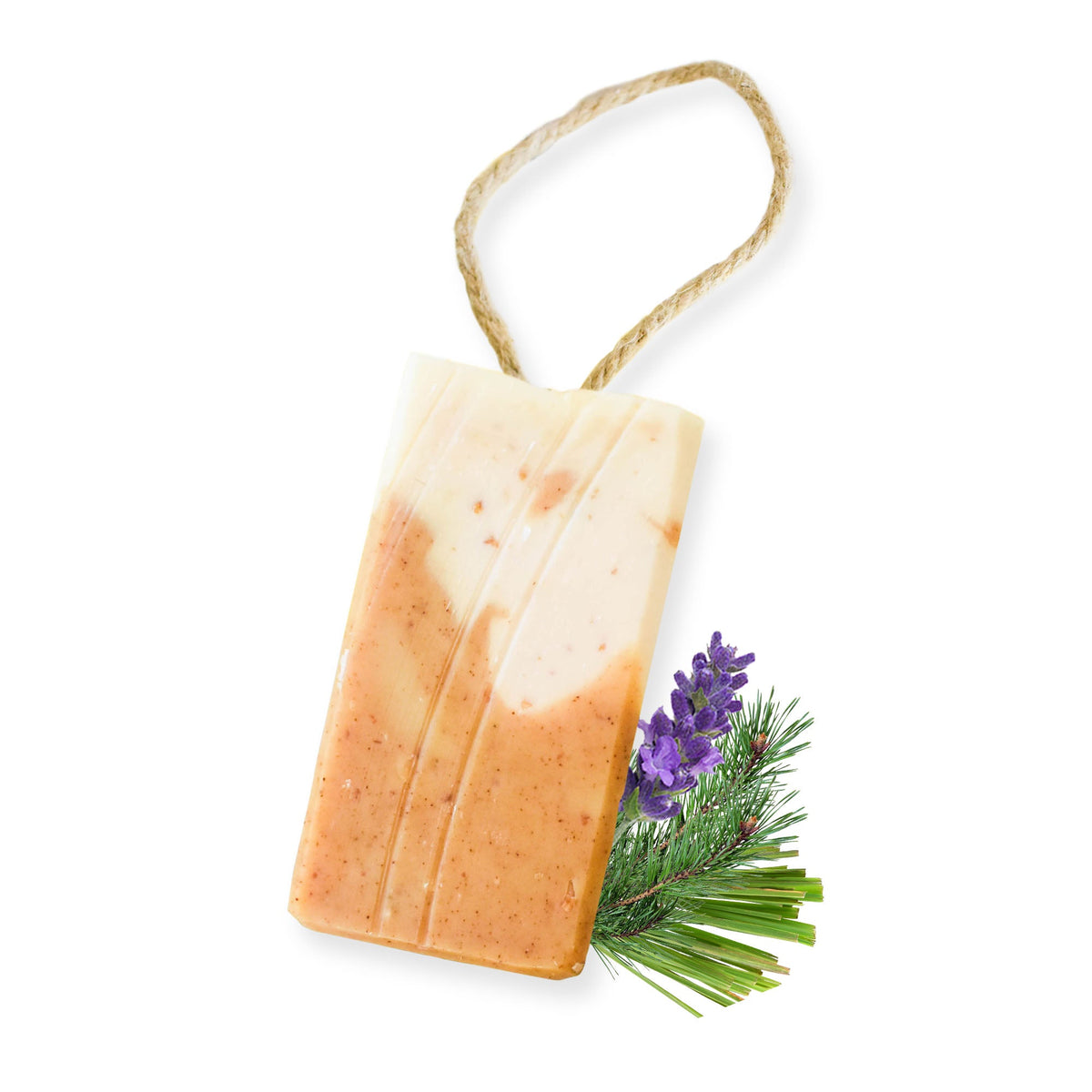 Eves Garden Cold Process Soap Bar | Lemongrass, Lavender &amp; Pine Natural Handcrafted Soap | Vegan, Plastic-Free Skincare | 3 Styles Available