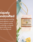 Himalayan Promise Soap Bar | Rosemary Lime & Himalayan Pink Salt Natural Handcrafted Soap | Vegan, Plastic-Free Skincare | 2 Styles Available