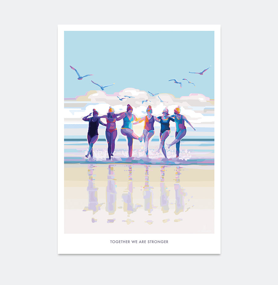 Together We Are Stronger Vintage Poster