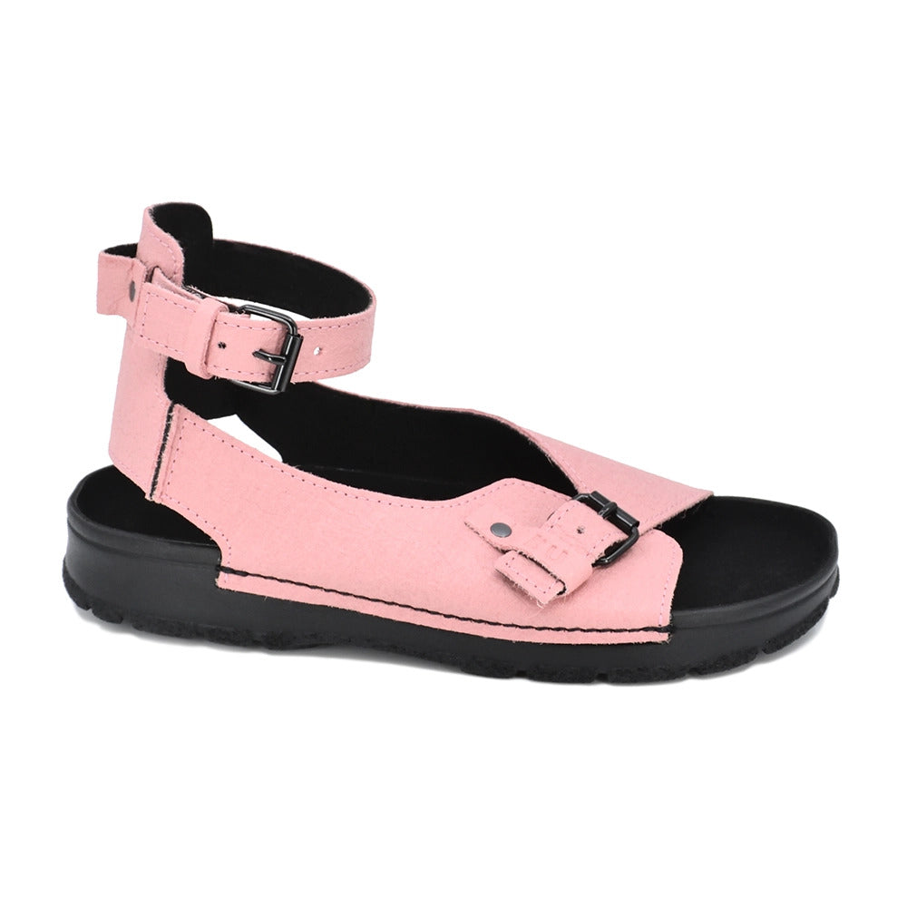 Athens Vegan Sandals in Pink