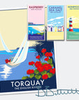 Torquay Sailing Art Print