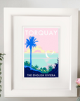 Torquay Palm Vintage Seaside Print