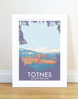 Totnes Vintage Travel Poster Print