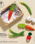 Harvest Vegetables Wooden Food Crate