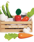 Harvest Vegetables Wooden Food Crate