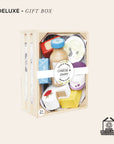 Cheese & Dairy Wooden Market Crate