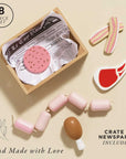Butchers Meat Wooden Market Crate