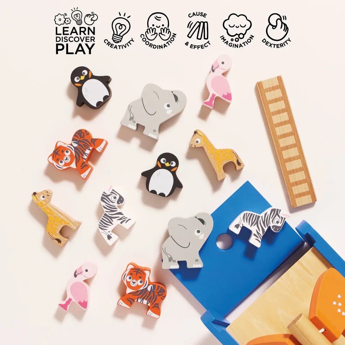 Noah's Ark &amp; Animals Shape Sorter