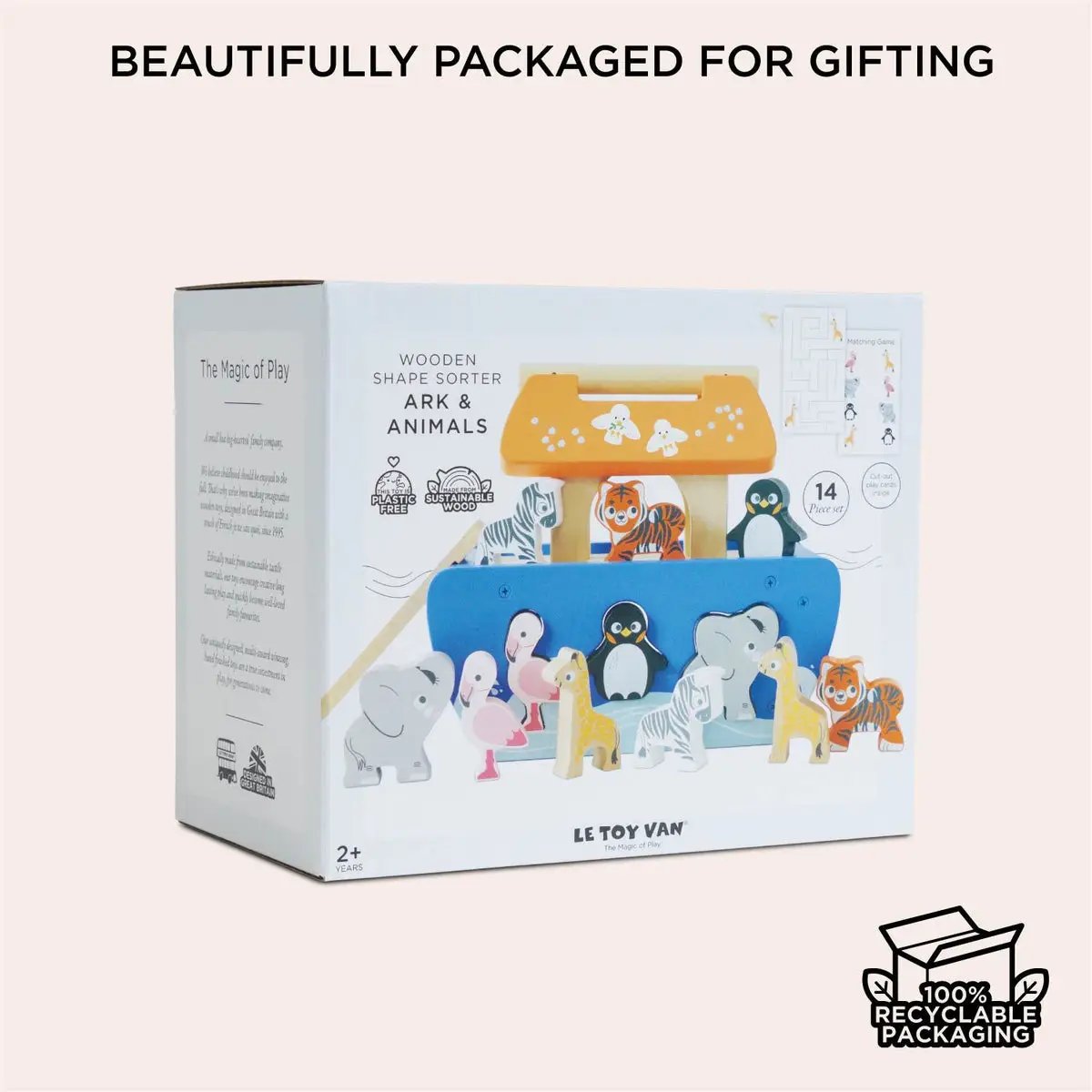 Noah's Ark &amp; Animals Shape Sorter