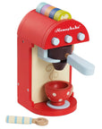Wooden Toy Coffee Machine & Pods
