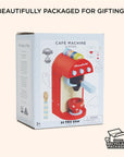 Wooden Toy Coffee Machine & Pods