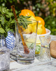 A Mixing Glass with Stars Design