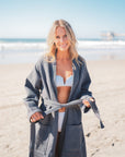 WAFFLE TURKISH COTTON BATHROBE