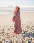 CHECKERED TURKISH COTTON THROW