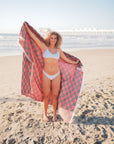 CHECKERED TURKISH COTTON THROW