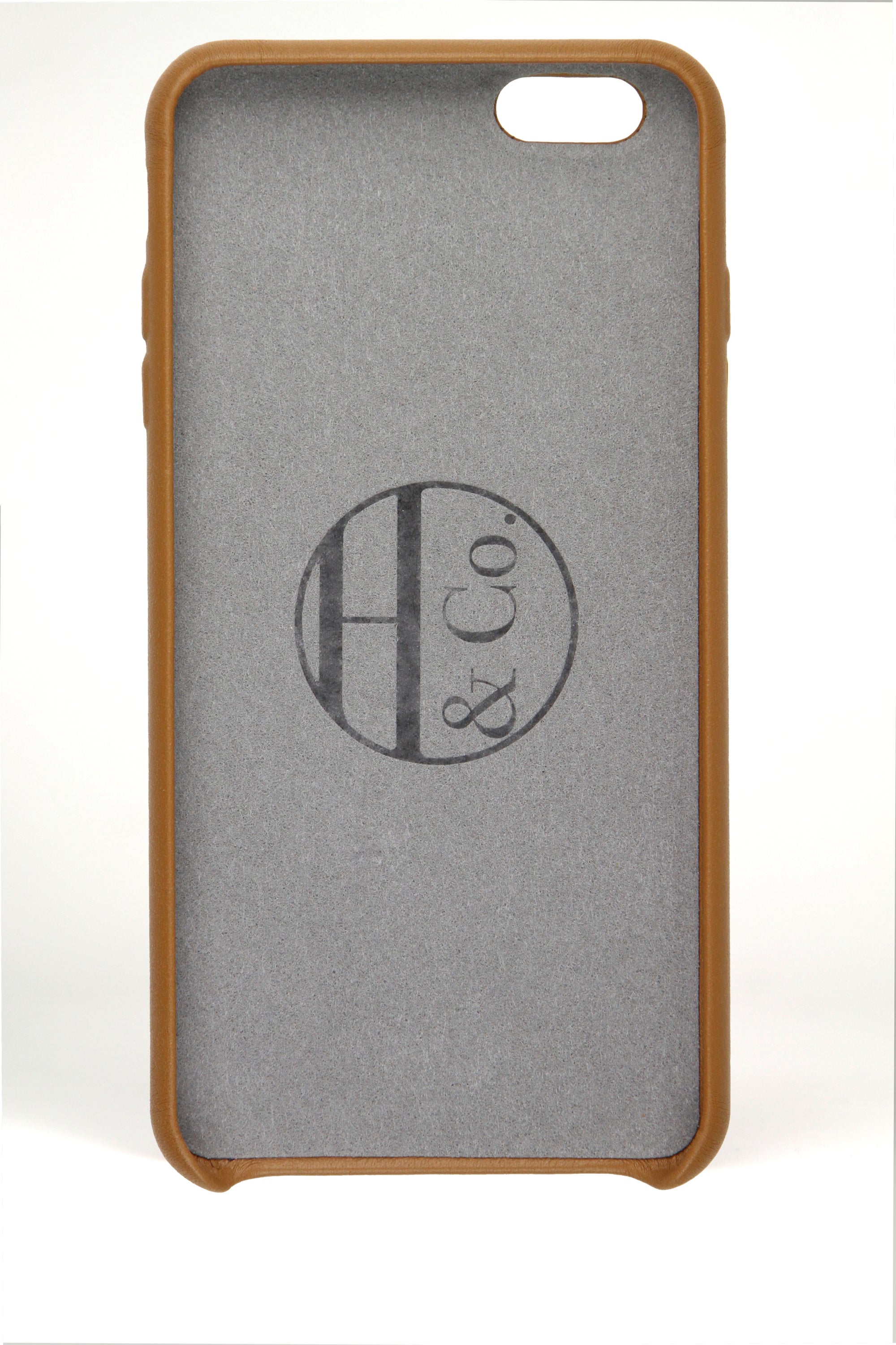iPhone 6 Plus Case, Tan Leather