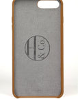 iPhone 7/8 Plus Case, Tan Leather