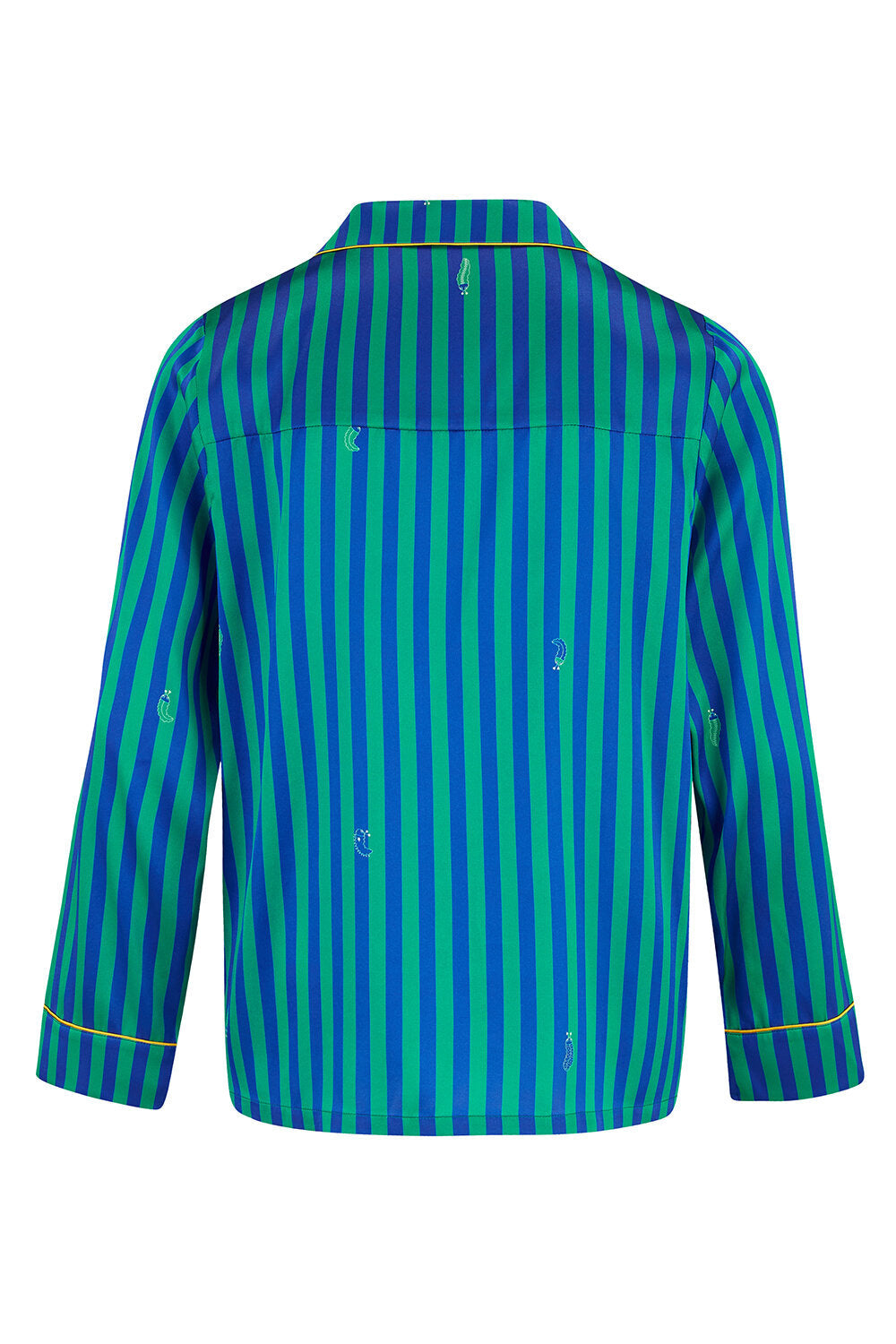 Teddy Rainforest Stripe Boys Silk Pyjama Set