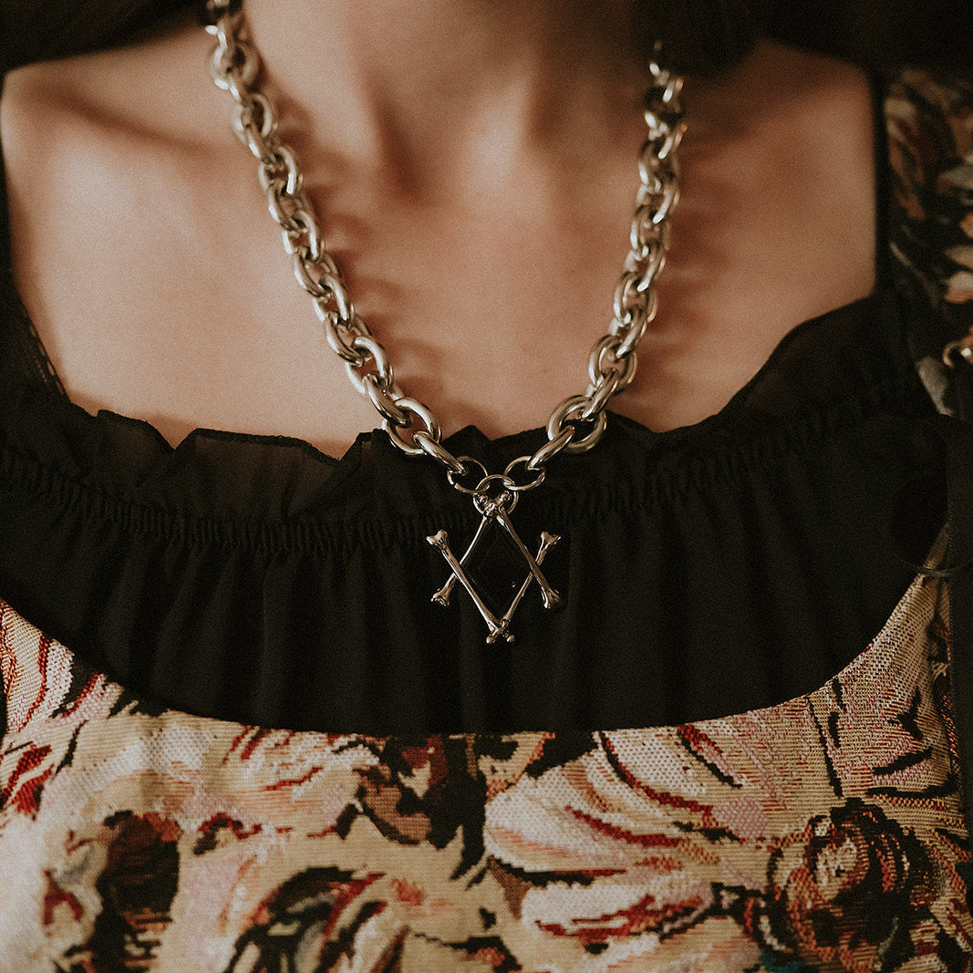 The Obsidian Marrow Necklace