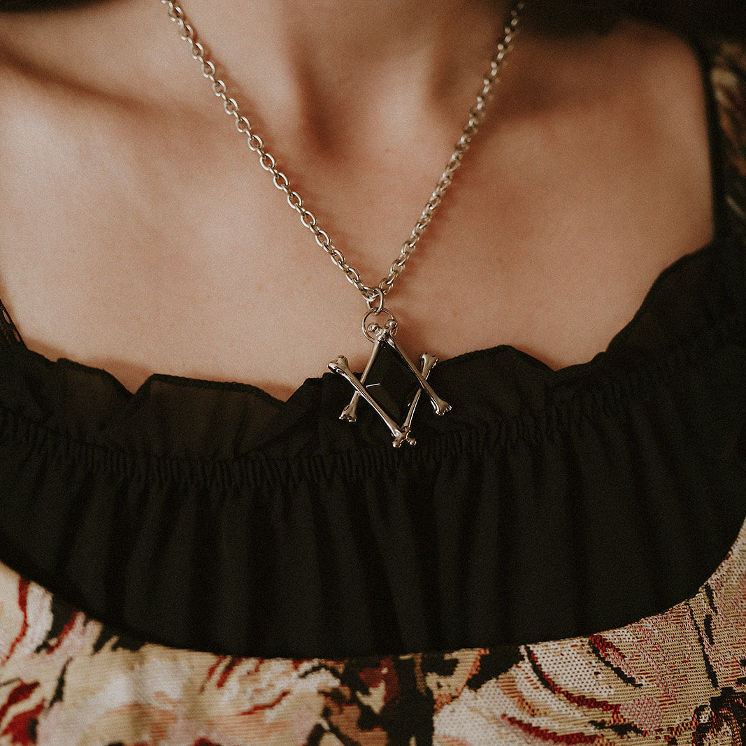 The Obsidian Marrow Necklace