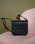 Black Minimalist Crossbody Bag