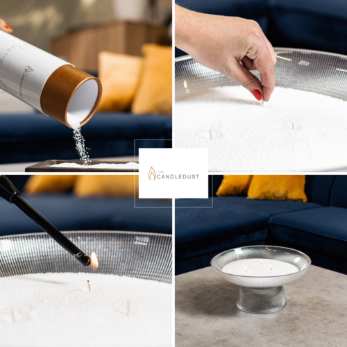 Unscented Coloured Powdered Candle 3 kg 750 Hour Glow