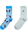 Blue Puffin 2 Pack Bamboo Sock Set