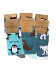 Frozen Friends Bundle of 3 Bamboo Animal Socks