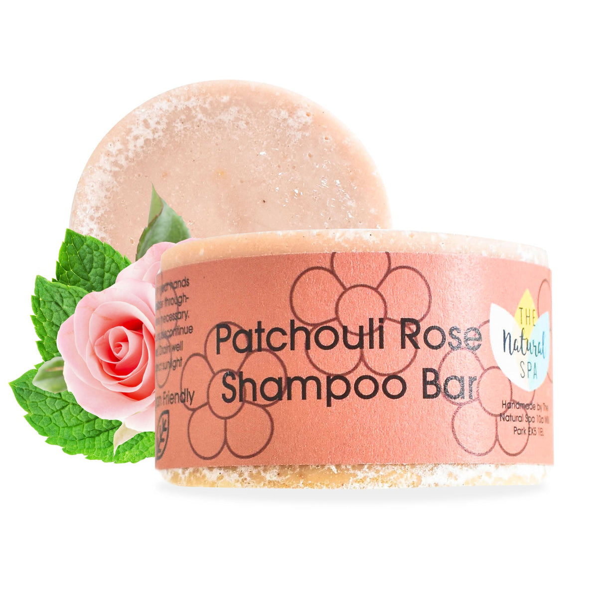 Patchouli Rose Shampoo Bar | Natural Hair Wash for Dry, Damaged &amp; Frizzy Hair | Vegan, Plastic-Free Hair Care