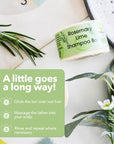 Rosemary & Lime Shampoo Bar | Natural Hair Wash for All Hair Types | Vegan, Plastic-Free Hair Care
