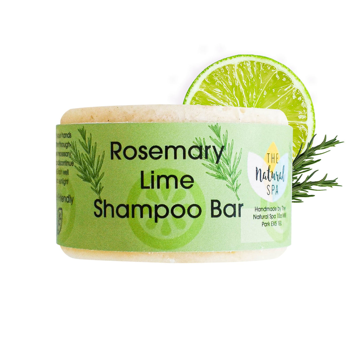Rosemary &amp; Lime Shampoo Bar | Natural Hair Wash for All Hair Types | Vegan, Plastic-Free Hair Care