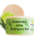 Rosemary & Lime Shampoo Bar | Natural Hair Wash for All Hair Types | Vegan, Plastic-Free Hair Care
