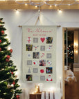 Personalised family advent calendar with family photos